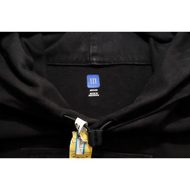 Yeezy Gap SATEEN ANORAK HOODIE BLACK M 471395-00-1 イージー サテン