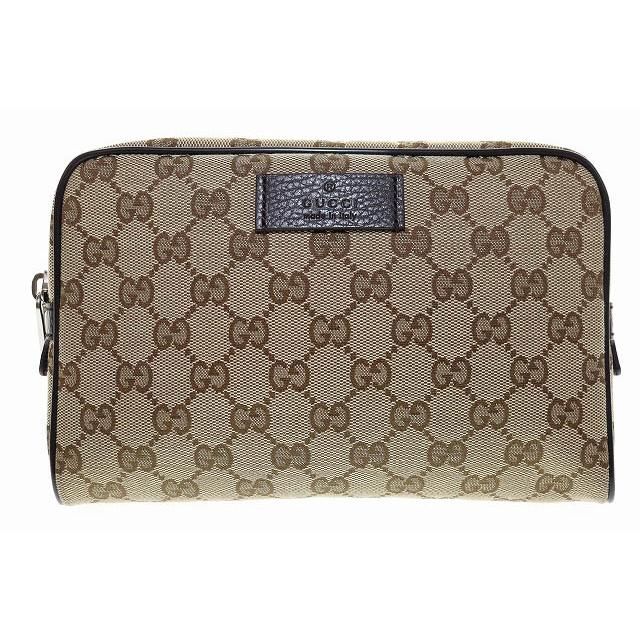 【中古】グッチ GUCCI GGキャンバス スクエア ウエストポーチ 449174 レザー ボディバッグ GG柄 総柄 ☆AA★▲251022 GUCCI（グッチ） GUCCI GGキャンバス スクエア ウエストポーチ 449174
