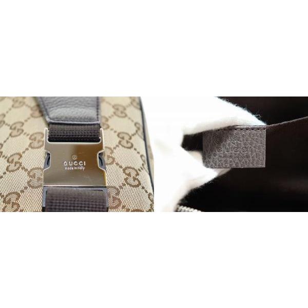 GUCCI（グッチ） GUCCI GGキャンバス スクエア ウエストポーチ 449174