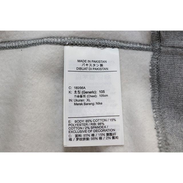 NIKE ナイキ × STUSSY FLEECE CREW GREY XL DO9337-063 ステューシー