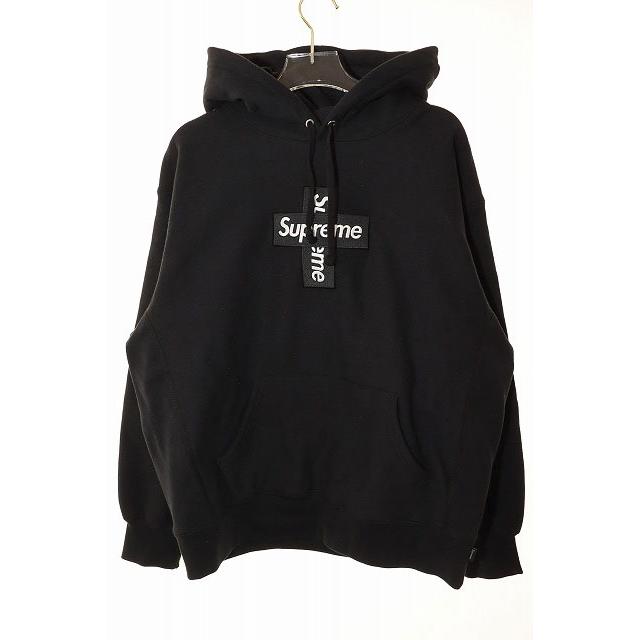 Supreme クロスボックスロゴ フーディ ブラック Supreme シュプリーム 20FW Cross Box Logo Hooded Sweatshirt
