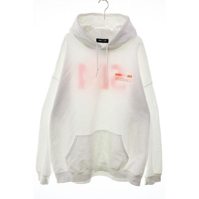 ウィンダンシー WIND AND SEA バックロゴ パーカー XLサイズ フーディ