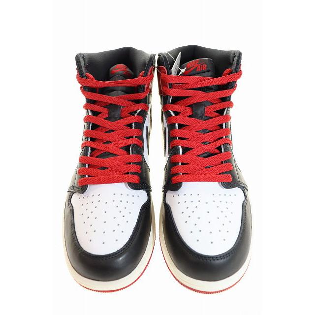 NIKE ナイキ AIR JORDAN 1 RETRO HIGH OG BLACK TOE 2025 28cm  