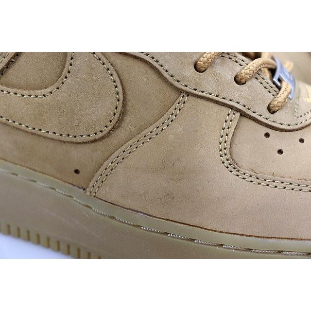 NIKE supreme ウィート　エアフォース1 27センチ シュプリーム × ナイキ エアフォース1 ロー 