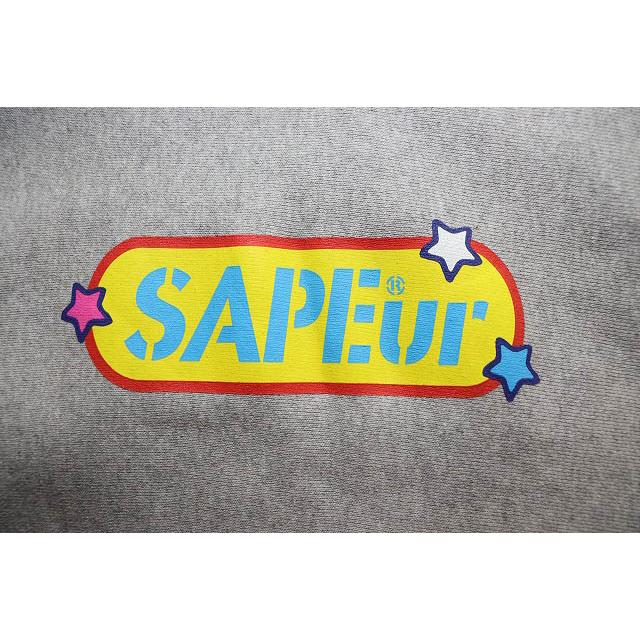 サプール SAPEur 70s POP HEAD HOODIE GREY L ポップ ヘッド