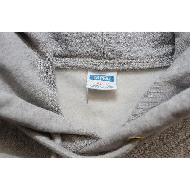 サプール SAPEur 70s POP HEAD HOODIE GREY L ポップ ヘッド