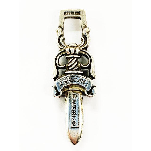 正規品 クロムハーツ ダガー #10 ネックレス トップ シルバー CHROME HEARTS クロムハーツ #10 DAGGER ダガー ネックレス