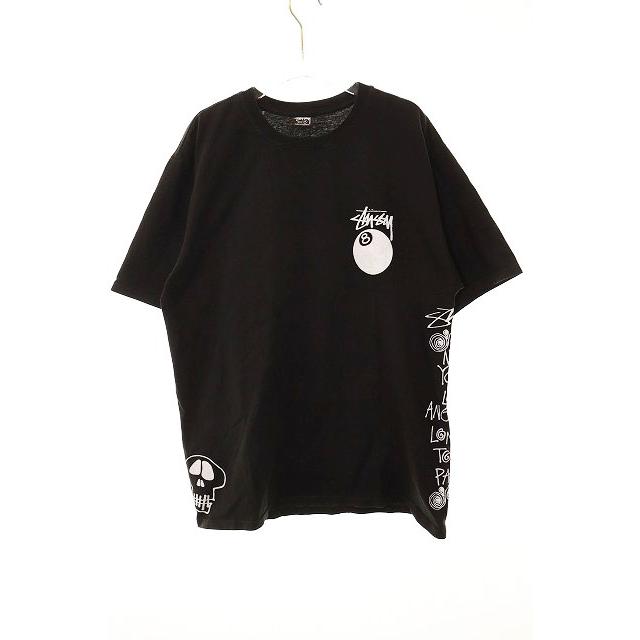 【良品 ピグメントダイ M】ステューシー テストストライク 8ボール Tシャツ. STUSSY ステューシー TEST STRIKE PIGMENT DYED TEE BLACK M