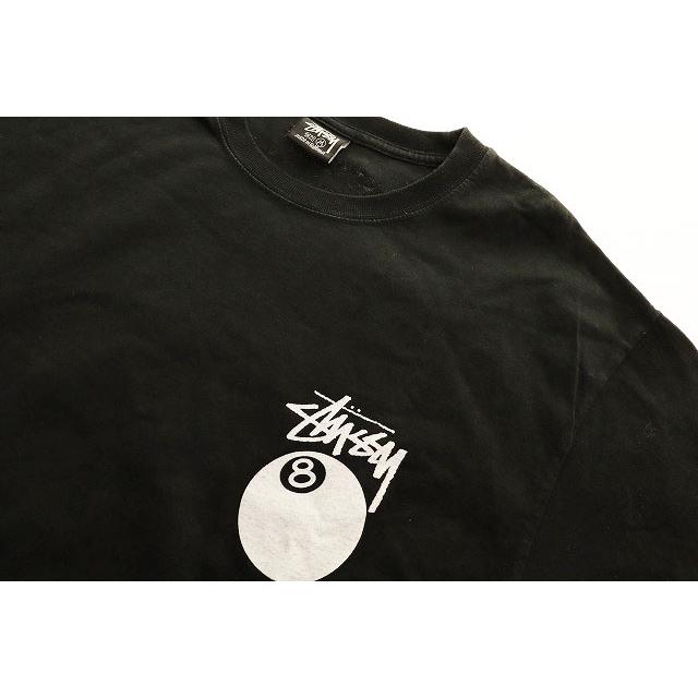 【良品 ピグメントダイ M】ステューシー テストストライク 8ボール Tシャツ. STUSSY ステューシー TEST STRIKE PIGMENT DYED TEE BLACK M