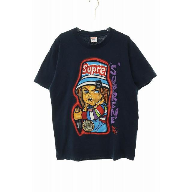 Supreme シュプリーム SUPREME 14SS FORTY DEUCE TEE NAVY M フォー 
