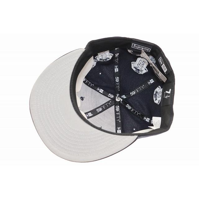 Supreme ネイビー キャップ59FIFTY 7 1/4