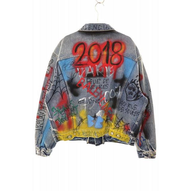 BALENCIAGA（バレンシアガ） BALENCIAGA LIKE A MAN LOGO DENIM JACKET