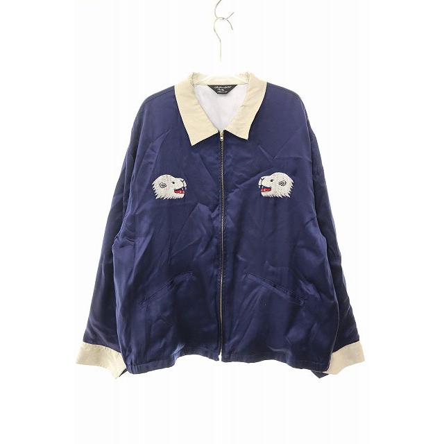 【中古】アンドファミリー andfamily SOUVENIR SATIN JACKET NAVY XL JK2405776 スーベニア サテン ジャケット 250413 アンドファミリー andfamily SOUVENIR SATIN JACKET NAVY XL JK2405776