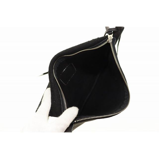 ウィズリミテッド WHIZLIMITED ELKSKIN SHOULDER BAG BLACK エルク 