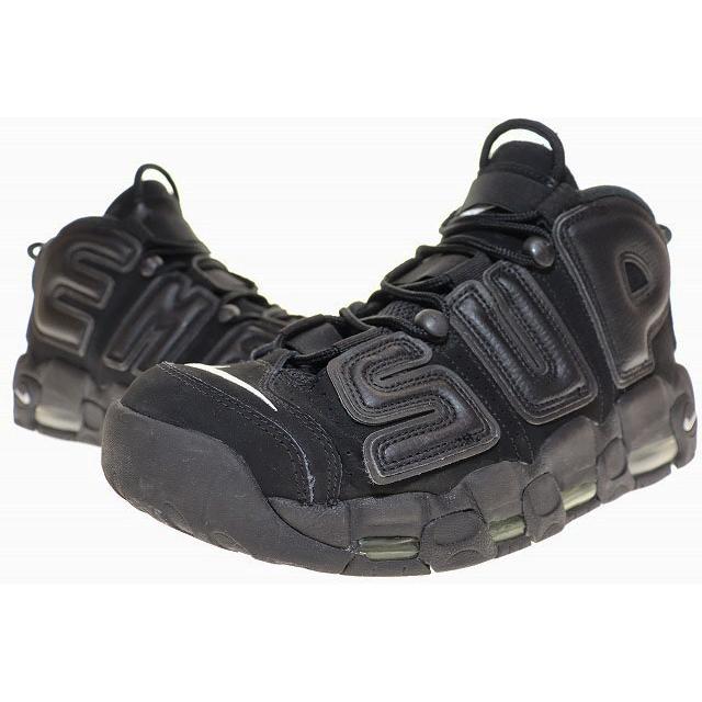 NIKE（ナイキ） × SUPREME AIR MORE UPTEMPO BLACK 28.5cm 902290-001 