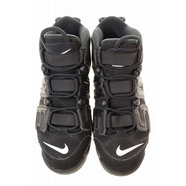 NIKE（ナイキ） × SUPREME AIR MORE UPTEMPO BLACK 28.5cm 902290-001 
