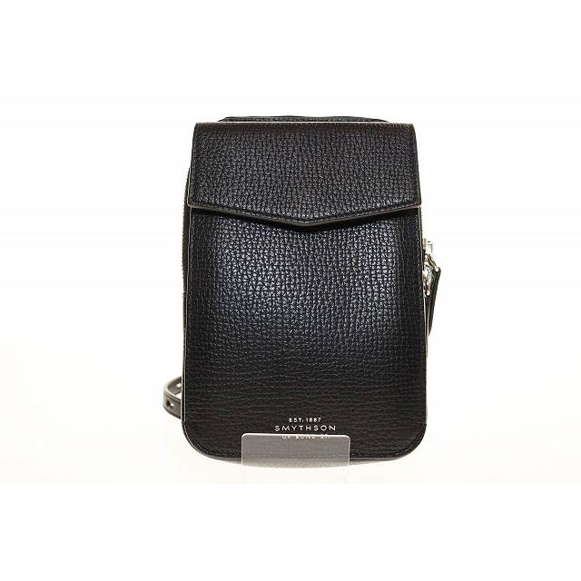 スマイソン SMYTHSON LUDLOW CROSSBODY POUCH BLACK ラドロー クロス 