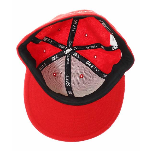 Supreme（シュプリーム） × NEW ERA 10AW WOOLRICH BOX LOGO CAP RED