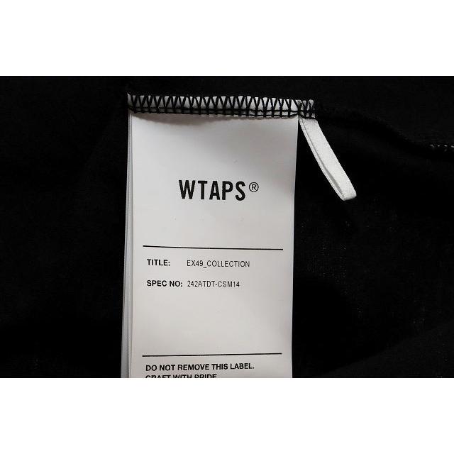 ダブルタップス WTAPS 24AW ISSUE LS CTPL TEE BLACK 02 242ATDT-CSM14 