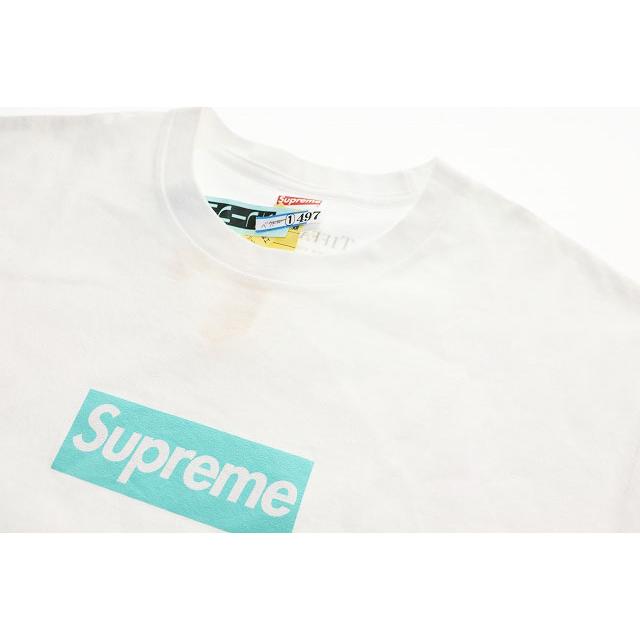Supreme（シュプリーム） × Tiffany ＆ Co. 21AW BOX LOGO TEE WHITE M