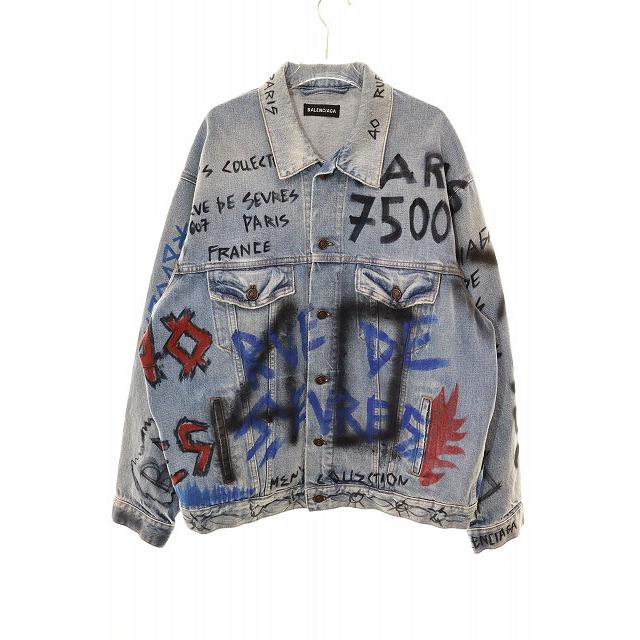 BALENCIAGA（バレンシアガ） BALENCIAGA 18AW GRAPHIC DENIM JACKET