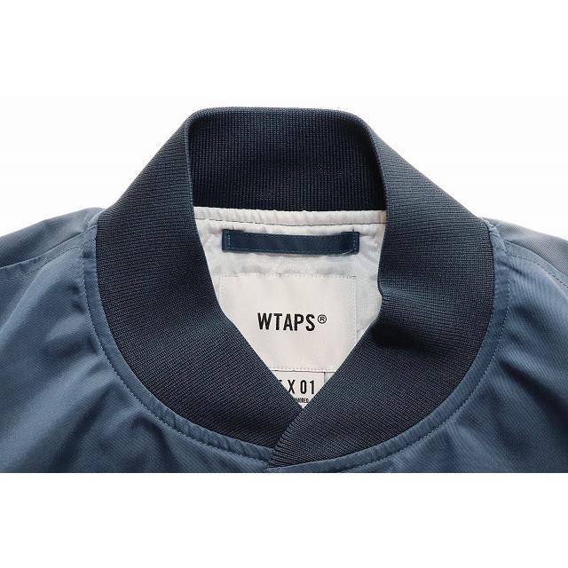 ダブルタップス WTAPS TEAM JACKET NYLON TWILL TEAL SIZE 01