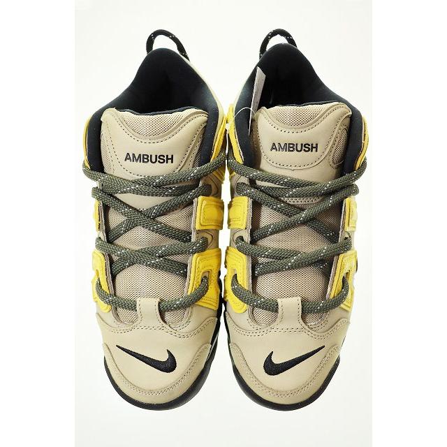 NIKE ナイキ AIR MORE UPTEMPO LOW SP AMBUSH VIVID SULFUR