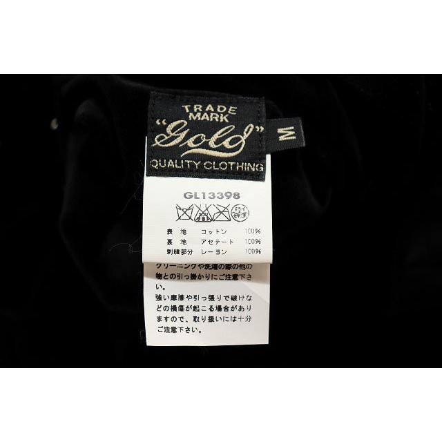 ゴールド GOLD 東洋エンタープライズ VELVETEEN SOUVENIR JACKET BLACK