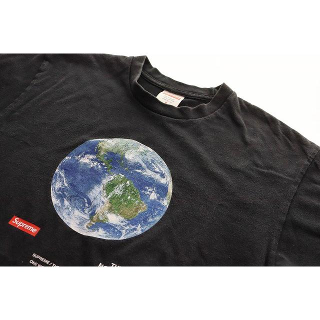 Supreme × THE NORTH FACE / 20SS/ONE WORLD TEE/Tシャツ/M/コットン/BLK Supreme（シュプリーム） × THE NORTH FACE 20SS ONE WORLD TEE BLACK