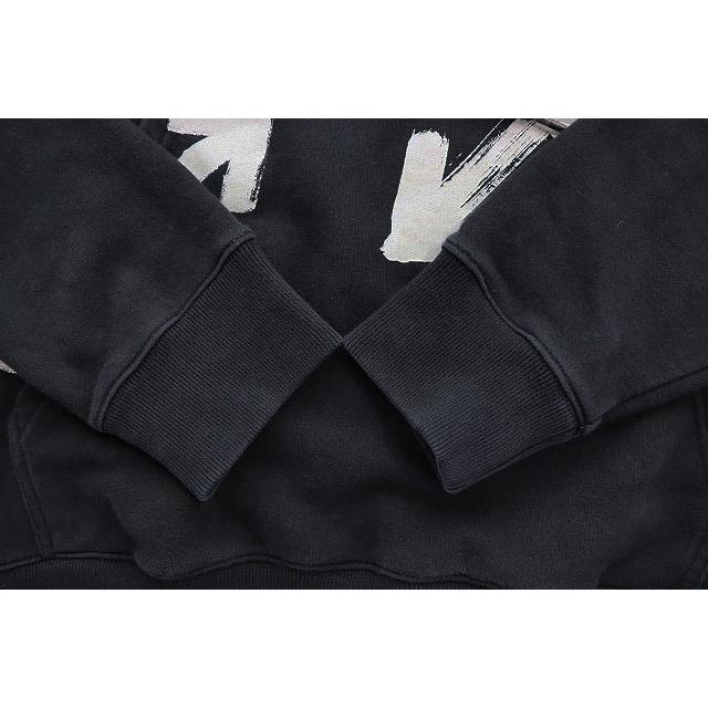 オフホワイト OFF WHITE 22AW SCRIPT HOODIE BLACK M OMBB085F22FLE006