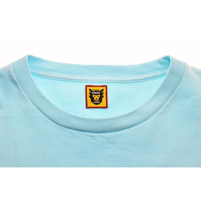 ヒューマンメイド HUMAN MADE 23AW HEART L/S T-SHIRT LIGHTBLUE