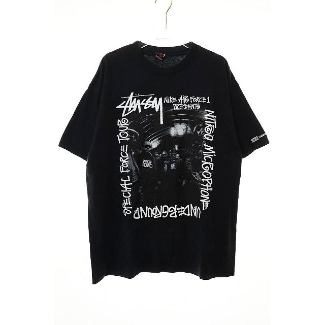 nitro microphone underground Tシャツ 黒と白の2色 STUSSY（ステューシー） × NITRO MICROPHONE UNDERGROUND SPECIAL