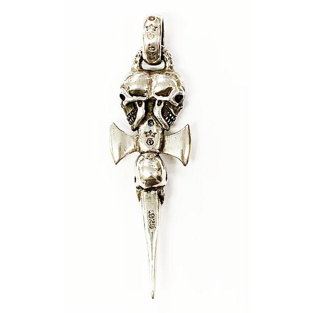 ガボラトリー ガボール Gaboratory Gabor Triple Skull Dagger Pendant
