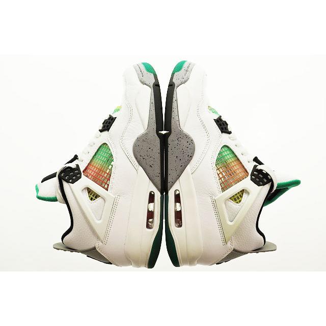 【中古】ナイキ NIKE WMNS AIR JORDAN 4 RETRO LUCID GREEN 2020 28cm AQ9129-100 ▲250605 NIKE（ナイキ） NIKE WMNS AIR JORDAN 4 RETRO LUCID GREEN 2020 28cm