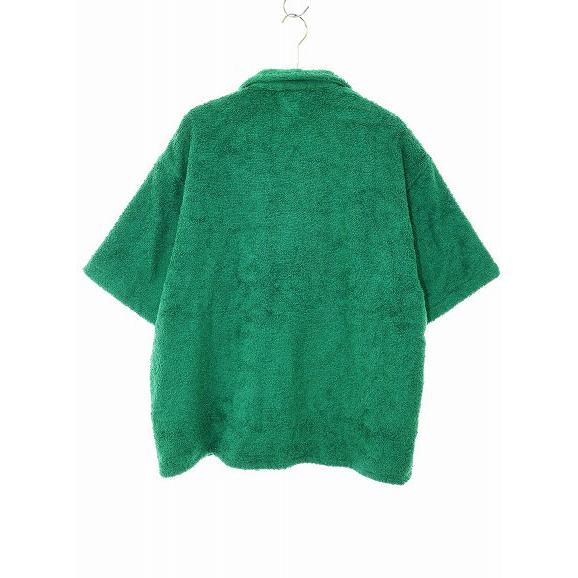 ヒューマンメイド HUMAN MADE PILE ALOHA SHIRT GREEN L パイル