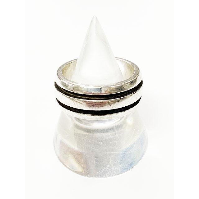 ティファニー TIFFANY & CO. グルーブド ダブルライン リング シルバー