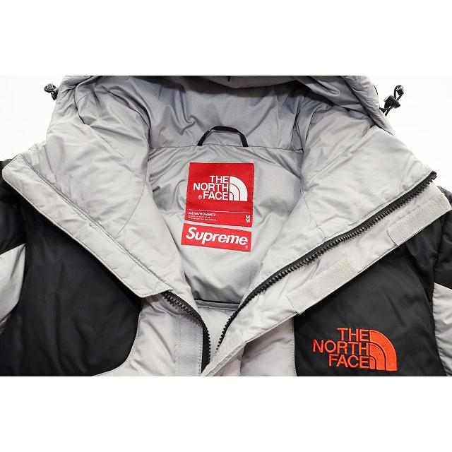 シュプリーム SUPREME × THE NORTH FACE 22AW 800-FILL HALF ZIP HOODED PULLOVER GREY M ND52205I 800フィル ハーフ ジップ フーディー
