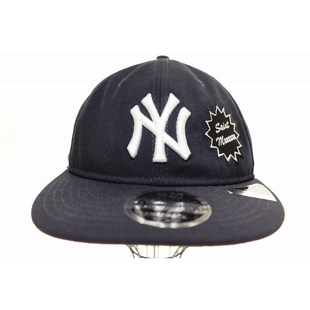 セントマイケル SAINTMICHAEL × NEW ERA MLB 25SS YANKEES CAP NAVY