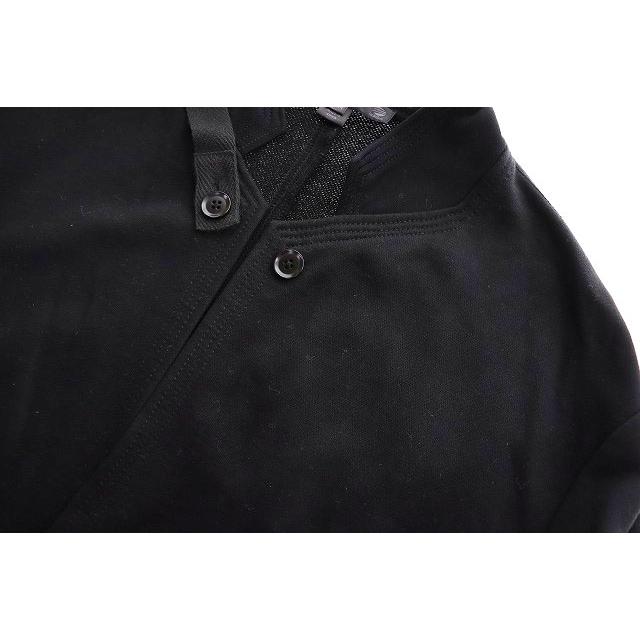 【中古】ワイスリー Y-3 × adidas スタンドカラージャケット Mサイズ 袖ロゴ 刺繍 ブラック ☆AA★250614 ワイスリー Y-3 × adidas スタンドカラージャケット Mサイズ 袖ロゴ