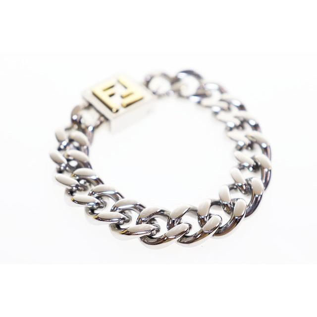 FENDI bracelet zucca フェンディ ズッカ Fロゴ 喜平 FENDI（フェンディ） FENDI BRACELET CHAIN XXS 7AJ294 FFロゴ ズッカ