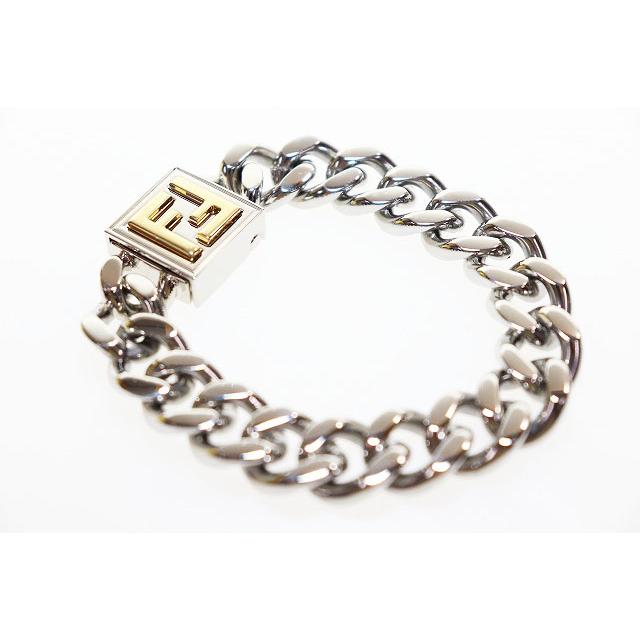 FENDI（フェンディ） FENDI BRACELET CHAIN XXS 7AJ294 FFロゴ ズッカ