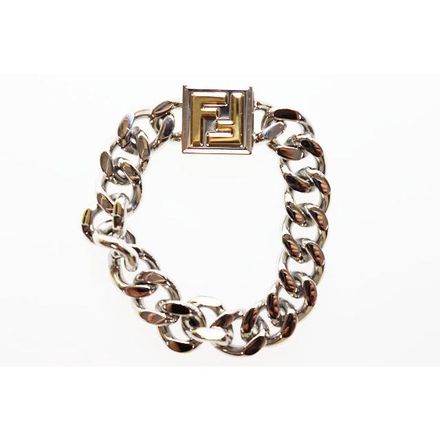 FENDI（フェンディ） FENDI BRACELET CHAIN XXS 7AJ294 FFロゴ ズッカ