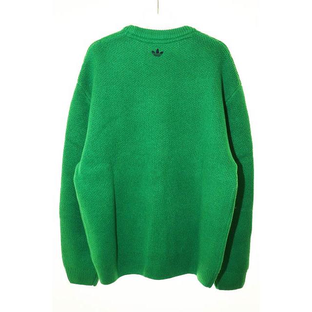 アディダスオリジナルス　70s クルーネックセーター　M　グリーン adidas（アディダス） オリジナルス 70s クルーネックセーター Mサイズ