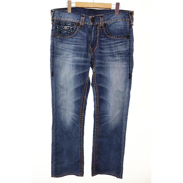 true religion ricky super t デニムジーンズ ブラック RICKY SUPER T STRAIGHT JEAN - Body Rinse Black | True Religion