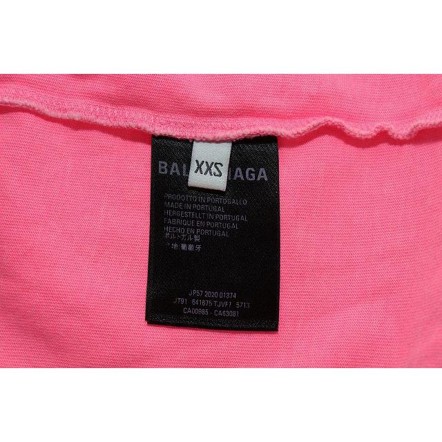 【中古】バレンシアガ BALENCIAGA POLITICAL CAMPAIGN PINK XXS 641675 TJVF7 ロゴ Tシャツ ☆AA★250725 BALENCIAGA（バレンシアガ） BALENCIAGA POLITICAL CAMPAIGN PINK XXS