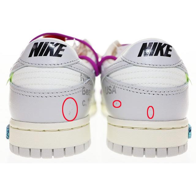 【中古】ナイキ NIKE × OFF WHITE DUNK LOW THE 50 COLLECTION LOT19 26.5?p DM1602-101 ☆AA★▲■250728 NIKE（ナイキ） × OFF WHITE DUNK LOW THE 50 COLLECTION LOT19 26.5cm