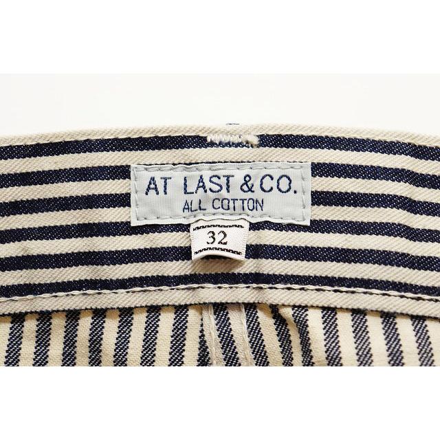 アットラスト AT LAST & CO. ヒッコリー ストライプ ファティーグ