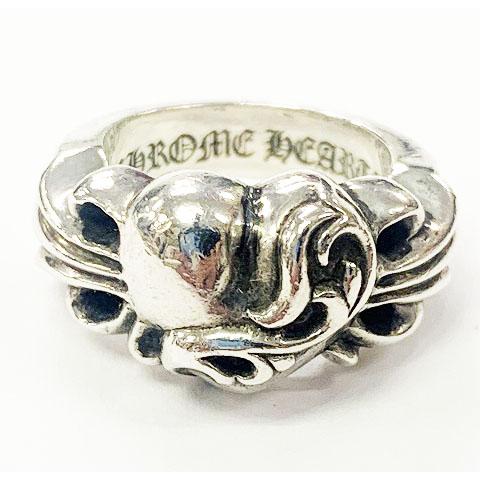 CHROME HEARTS クロムハーツ FLRL CRS HRT RING 7号 フローラル
