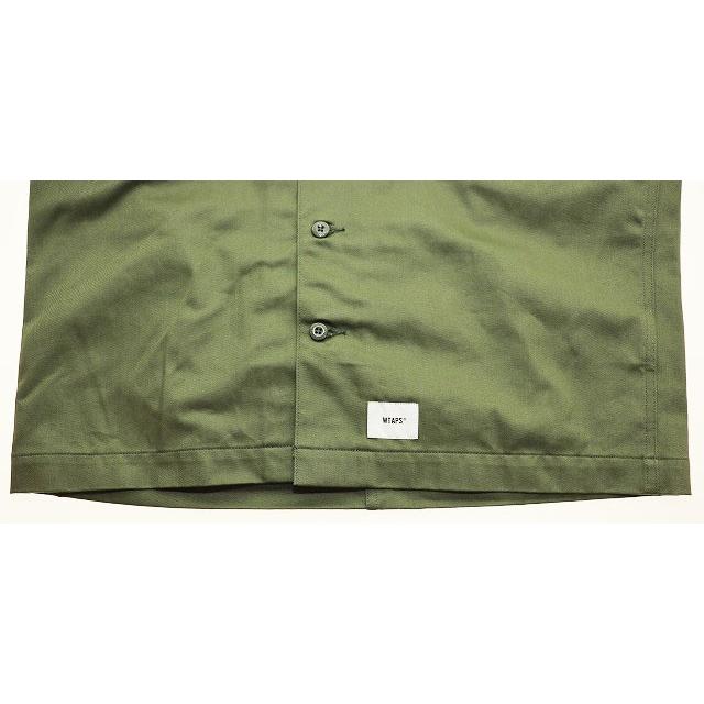 ダブルタップス WTAPS BUDS LS SHIRT COTTON TWILL OLIVE DRAB SIZE 1