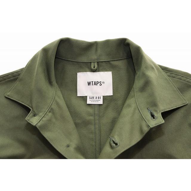 ダブルタップス WTAPS BUDS LS SHIRT COTTON TWILL OLIVE DRAB SIZE 1